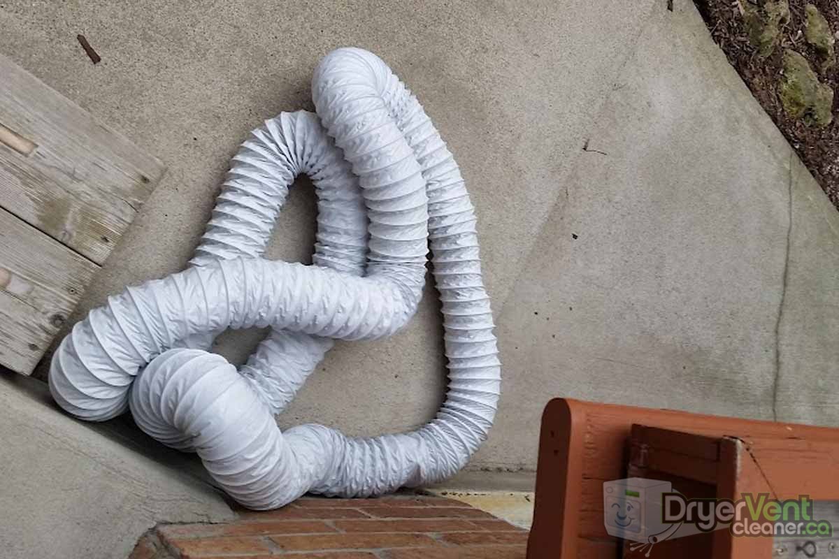 vinyl hose should not be used for dryers