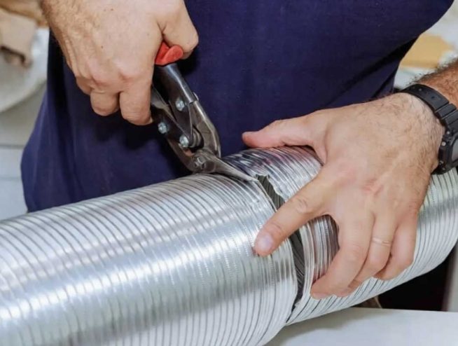 Dryer vent installation