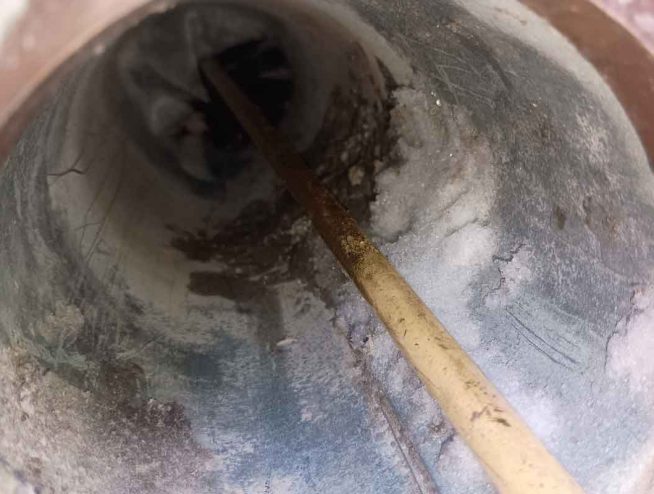 Brush stuck in dryer vent