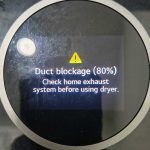 d80 error on dryer caused by vent issues
